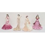 Coalport figures Classic Elegance 'Angelina', 'Jadie', 'Evening Romance' and 'Grace' (4)