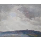 *********** WITHDRAWN ********* Terence H Lambert Watercolour  'Storm Over Exmoor', signed lower