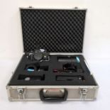 Praktica BC3 electronic camera with Pentagon 1-1.8 F=50mm lens in padded aluminium carrying case