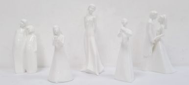 Royal Doulton Images 'Happy Birthday' figure, Coalport 'With This Ring' figure, Doulton Images '