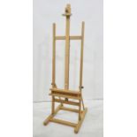 Beech framed artist's easel