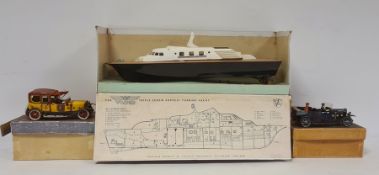 Vosper Triple Screw Express turbo yacht, boxed, Dinky Supertoys No. 1019, boxed and Mettoy