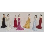 Royal Doulton figures Pretty Ladies 'Gemma', 298/500, 'Alicia' HN5448, 'Hayley', 'Victoria', '