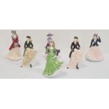 Royal Worcester figures Lara 'Christmas Morning' limited edition of 2000, 'Zara' limited edition