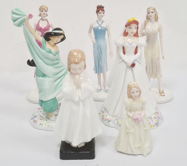 Royal Doulton figures Disney Princess 'Ariel', Disney Princess 'Jasmine', Coalport figures - Image 2 of 2