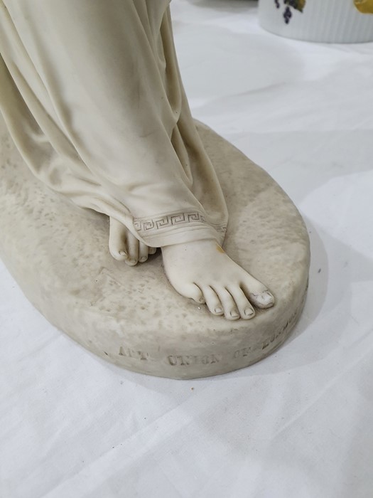 19th century Copeland parianware figure of 'Innocence' by J H Foley for the Art Union of London - Image 6 of 21