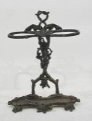 Cast iron umbrella stickstand painted black