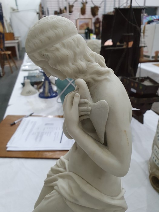 19th century Copeland parianware figure of 'Innocence' by J H Foley for the Art Union of London - Image 8 of 21
