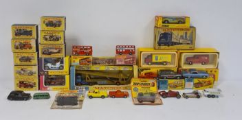 Quantity of Matchbox model vehicles, boxed, Corgi Toys "Ford Cortina Super estate Car No. 491",