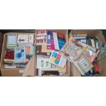 Six boxes of assorted books, mainly fiction (6 boxes)