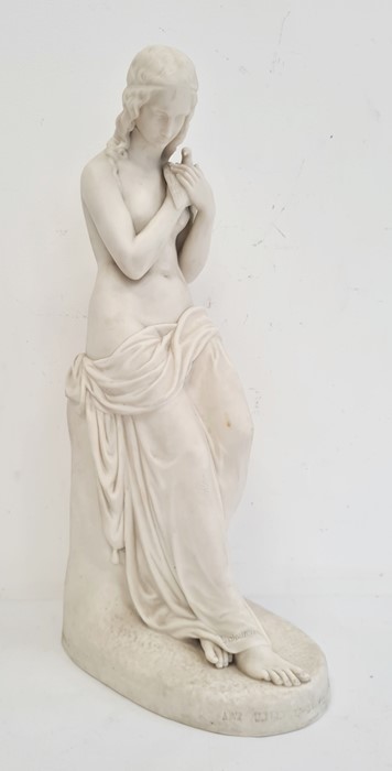 19th century Copeland parianware figure of 'Innocence' by J H Foley for the Art Union of London - Image 20 of 21