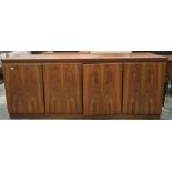 *****LOT WITHDRAWN*****  20th century Eastern hardwood sideboard, the rectangular top above four