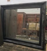 French rectangular mirror in painted steel frame, 125cm x 146cm cost £2250 new