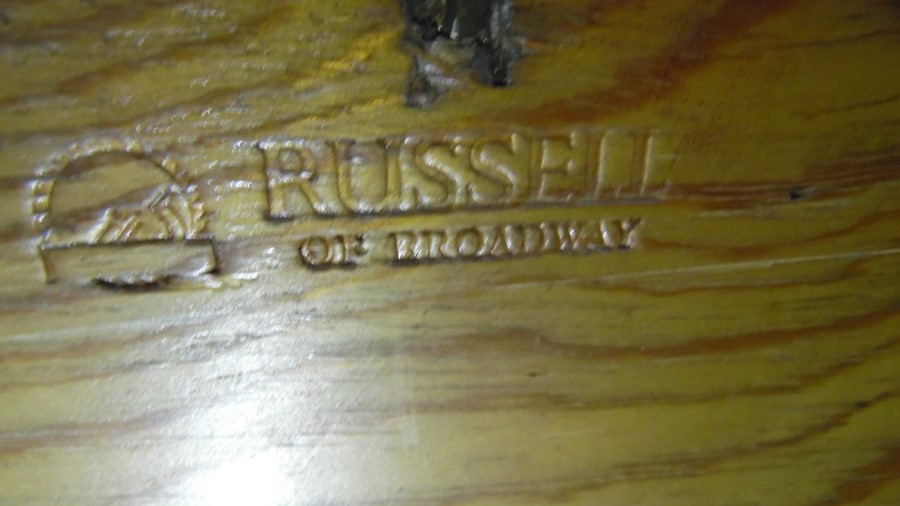 Gordon Russell oak sideboard with four central drawers flanked by cupboard doors, shaped legs, - Image 14 of 14