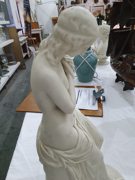 19th century Copeland parianware figure of 'Innocence' by J H Foley for the Art Union of London - Image 13 of 21