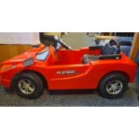 King Roadster child's electric red sports car, 110 cm