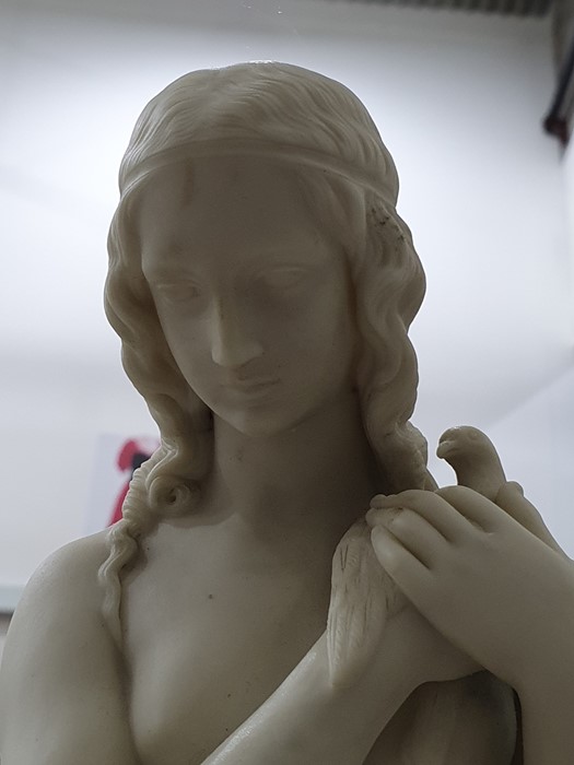 19th century Copeland parianware figure of 'Innocence' by J H Foley for the Art Union of London - Image 2 of 21