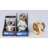 Star Wars 'Meerkat Movies' limited edition Meerkat, boxed and another limited edition toy (2)