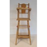 Doll's fold-up highchair