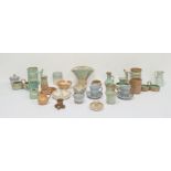 Quantity of Prinknash pottery to include jugs, vases, mugs, etc