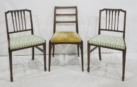Six assorted 20th century dining chairs (6)