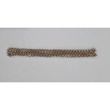 Antique gold-coloured metal belcher chain, unmarked, 17g approx, possibly weighted, 69cm approx