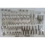 Quantity of Mappin & Webb flatware, kings pattern (loose) (1 box)