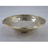 An early 20th century silver pin dish, circular, Sheffield 1901, maker Thomas Bradbury & Sons, 2.