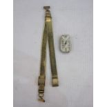 Early to mid-20th century lady's bracelet watch, the shaped rectangular dial inscribed for J. W.