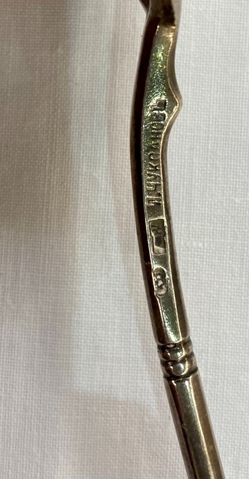 Russian silver spoon, 84 standard assay office KO and with stamped retailer's name, the stem with - Image 2 of 2