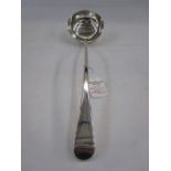 George III silver Old English pattern ladle by Thomas Wallis, London 1796, 4.9toz Condition