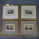 Four original hand-coloured engravings, to include 'El Sibhah, or the Salt Plain, Tunis' engraved by