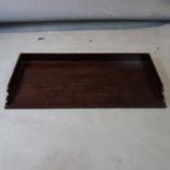 A twin handled butlers serving tray W.88 D.43cm
