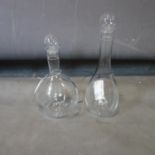 Two Villeroy and Boch decanters, tallest H.37cm