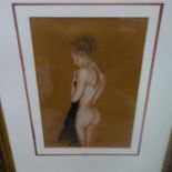 Late 20th century school, Nude Lady, pastel on paper, signed and dated '95 to lower left, 31 x 21cm
