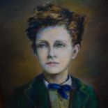 J. Peski, Portrait of a Boy, oil on board, signed and dated 1979 to lower left, 55 x 44cm