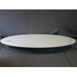 A Charles Eames for Vitra 'Elliptical' table, , H.25 W.225 D.75cm