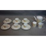 A mid-century white glazed porcelain tea service by the German ceramics maker Arzberg, Form 2050,