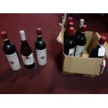 A collection of 8 bottles of wine, to include 4 bottles of Chateau La Gaffeliere, Premier Grand