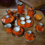 A 20th century Japanese porcelain tea service by Shofu