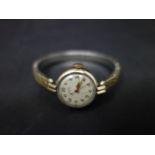 A vintage Girard-Perregaux 10ct gold filled ladies cocktail watch, the dial with gilt Arabic