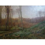 Carl Møller (Danish, 1845-1920), Landscape scene with Forest, oil on canvas, signed and dated 1917