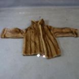A ladies vintage fur coat, H.73cm