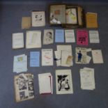 A collection of early 20th century theatre ephemera