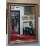 A large Regency style gilt mirror with bevelled plate, 142 x 112cm