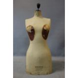 A vintage Stockman mannequin, stenciled 'STOCKMAN PARIS-LONDON - BREVETTE S.G.D.G. and numbered