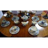 A Masons ironstone part tea set with 'Regency' pattern