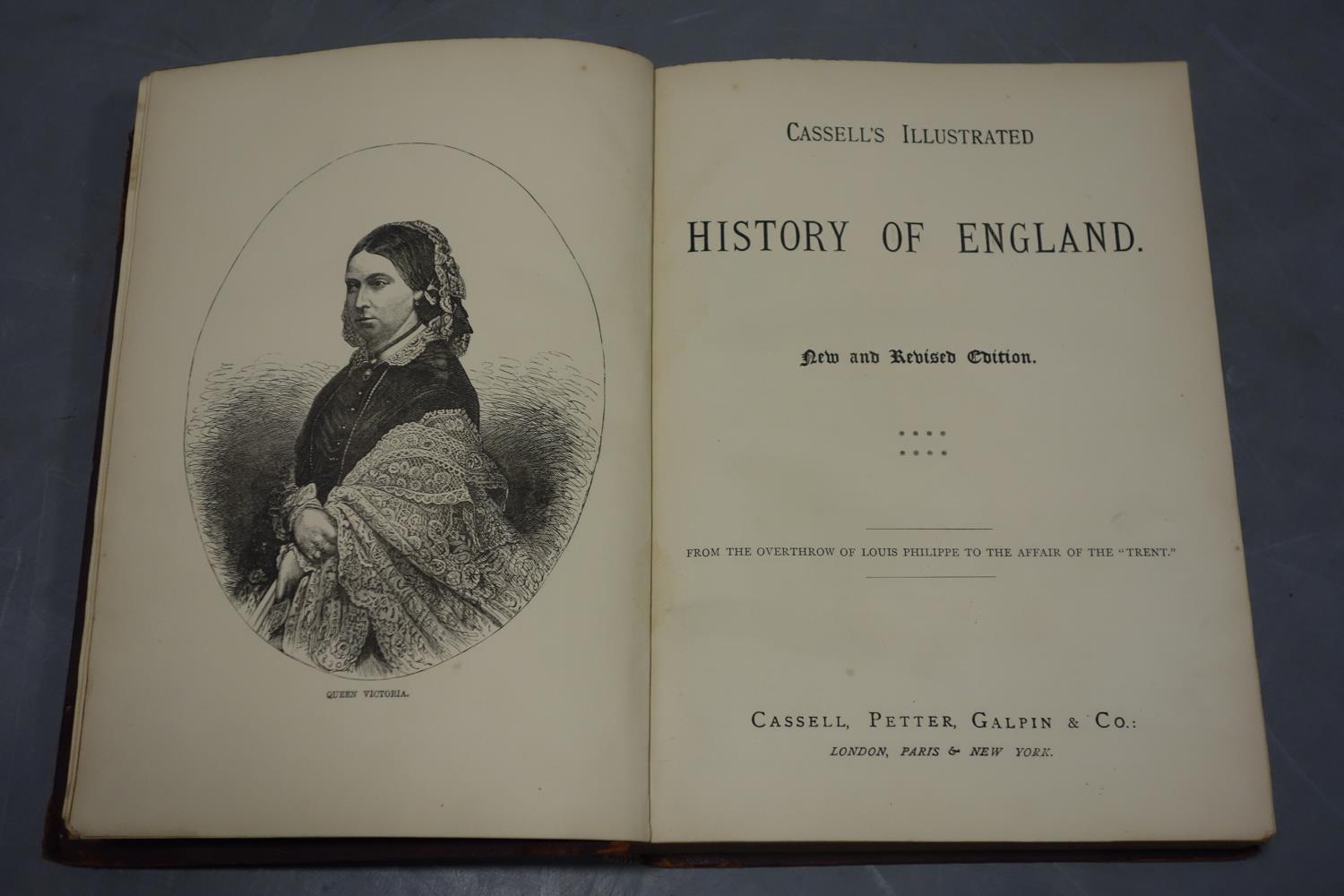 A set of 8 antique volumes of Cassell's illustrated history of England new and revised edition, - Image 3 of 3