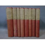 Eight volumes of 'Smiths catalogue raisonne of the works of...', missing volume IV, circa 1908