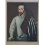 William Henderson, 'Sir Walter Raleigh', after Zuchero, mezzotint, signed in pencil to lower